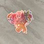 With Love Flower Bouquet Die Cut Holographic Magnet