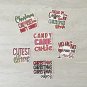 Fueled By Coffee and Christmas Gifts Waterproof Die Cut Sticker