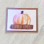 Hello Fall Pumpkin Holographic Fridge Magnet Handmade
