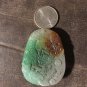 Multi colored jade pendant