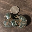 Hand Carved Green Jade Pendant Hand Carved Green Jade Pendant