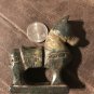 Large Hand Carved Green Jade Figurine