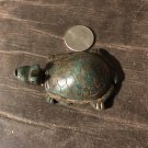 Heavy Green Jade Hand Carved Turtle Pendant Heavy Green Jade Hand Carved Turtle Pendant