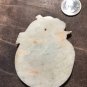 Dragon  Large White Jade Pendant