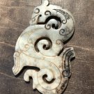 Hand Carved Large Dragon Jade Pendant Hand Carved Large Dragon Jade Pendant