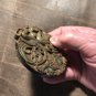 Jade large green double Phoenix Pendant