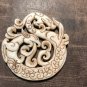 Double Dragon Jade Pendant