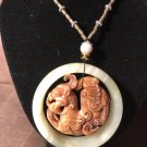 Unique  Jade Pendant Necklace