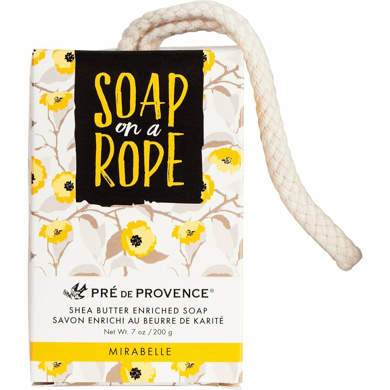 Pre de Provence Soap on a Rope - 200 g Mirabelle