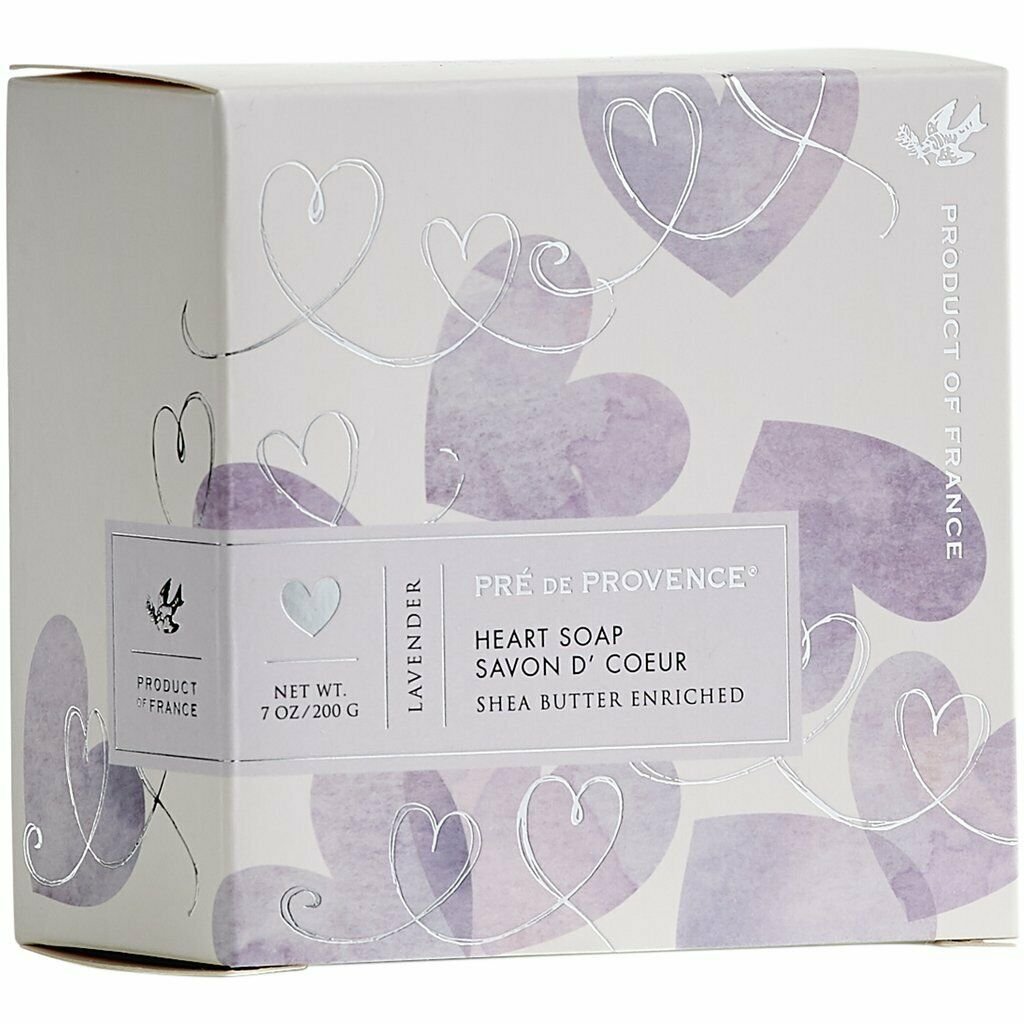 200g Heart Soap Gift Box - Lavender