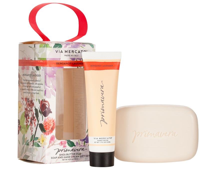 Primavera Shea Butter Duo - Lotion & Soap Gift Set Hydrangea white musk