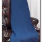Maxam Navy Polyester Fleece Throw