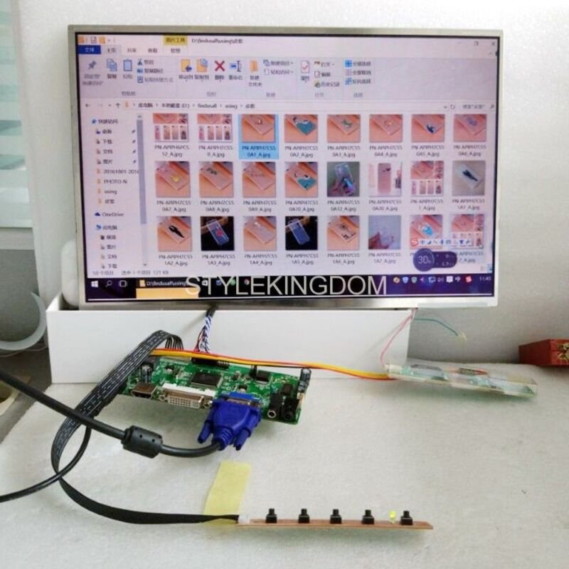 HDMI+DVI+VGA driver board KIT+Power adapter for LAPTOP LCD SCREEN B101EW05 V. 0