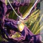 Crystal Prism Heart Mood Pendant Necklace Blue Adjustable Choker Color Vivid Changing Chart