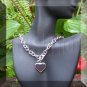 Heart Mood Pendant Toggle Thick Chain Necklace Color Changing Chart