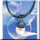 Dragonfly Mood Necklace Choker UV Reactive Yellow Shell Magic Teardrop Pendant Color Changing Chart