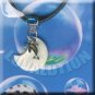 Dolphin Color Changing Mood Pendant UV Reactive Pink Shell Magic Moon Necklace Choker
