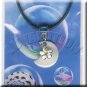 Hibiscus Necklace Yellow Shell Magic Moon Pendant Choker UV Reactive Color Changing