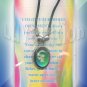 LOVE Oval Mood Pendant Necklace Choker Color Change UV Glow Retro Hippie Chic