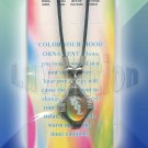 COOL Mood Pendant Necklace Choker Color Changing UV Glow Retro Hippie Chic