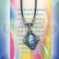 Seahorse Mood Necklace Choker Octagon Pendant UV Glow Retro Chic Color Changing Chart