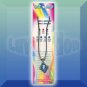 Seahorse Mood Necklace Choker Octagon Pendant UV Glow Retro Chic Color Changing Chart