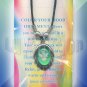 Angel Mood Pendant Oval UV Glow Necklace Choker Retro Chic Color Changing Chart