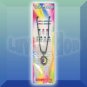 Retro Chic Moon Star Mood Necklace Choker Oval UV Glow Pendant Color Changing Chart