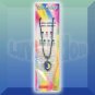 Retro Chic Moon Star Mood Necklace Choker Oval UV Glow Pendant Color Changing Chart