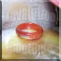 Red Agate Mood Ring Band Size 7 Color Changing Genuine Gemstone Jewelry Gift Box