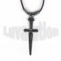 Mystic Sword Metal Mood Pendant Necklace Choker Crystal Ball Dagger Knife Weapon Unisex