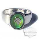 Magic Mushroom Mood Ring Size 5 Retro Hippie Chic Color Changing Chart Funky Fungus Shroom