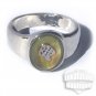 Magic Mushroom Mood Ring Size 5 Retro Hippie Chic Color Changing Chart Funky Fungus Shroom
