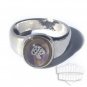 Magic Mushroom Mood Ring Size 5 Retro Hippie Chic Color Changing Chart Funky Fungus Shroom