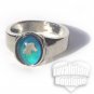 Horse Mood Ring Size 5 Retro Chic Vivid Color Changing Chart Equine Pony Western