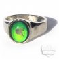 Eagle Head Mood Ring Size 5 Retro Chic Color Changing Chart Biker Goth Punk Rocker Patriotic