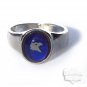 Eagle Head Mood Ring Size 6 Retro Chic Color Changing Chart Biker Goth Punk Rocker Patriotic