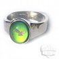 Flying Eagle Mood Ring Size 6 Retro Chic Color Changing Chart Biker Goth Punk Rocker Patriotic