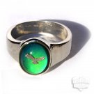 Flying Eagle Mood Ring Size 5 Retro Chic Color Changing Chart Biker Goth Punk Rocker Patriotic