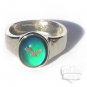 Flying Eagle Mood Ring Size 5 Retro Chic Color Changing Chart Biker Goth Punk Rocker Patriotic