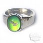 Flying Eagle Mood Ring Size 5 Retro Chic Color Changing Chart Biker Goth Punk Rocker Patriotic