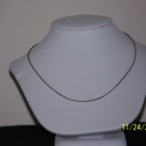 BLING!!! Platinum, 3.85g, 1.1mm, 18 Inch, Wheat Chain