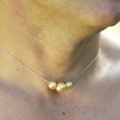 Men's Gold South Sea Philipine Pearl Choker