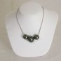 Men's Tahitian Peacock Color Black Pearl Choker