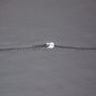 BLING!! Tahitian BlK/BLU Pearl Choker w/Platinum Chain