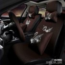 10pcs Swan Crystal Bling Car Seat Covers Set Universal Car Interior 7 Colors