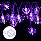 15ft Halloween String Light 30 LED Bat Fairy Lights With Battery US Stock