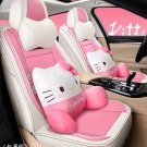 8pcs Universal  Auto Seat Covers for Car Truck SUV Van Leather 3 Colors Cartoon