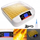 Automatic 55 Egg Incubator Digital Clear Hatcher Egg Temperature Control
