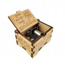 Music Box You are My Sunshine Sun,Wooden Classic Music Box Crafts w Hand Crank